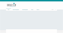 Desktop Screenshot of emeraldviewmanagement.com
